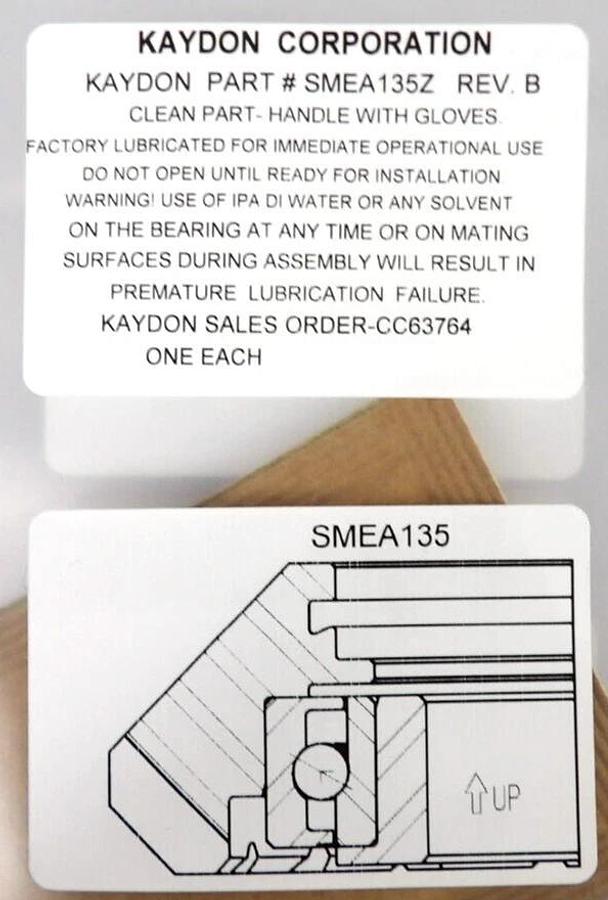 Kaydon Corporation SMEA135Z Edge Ring Bearing Rotation SMEA135 Lot of 2 New