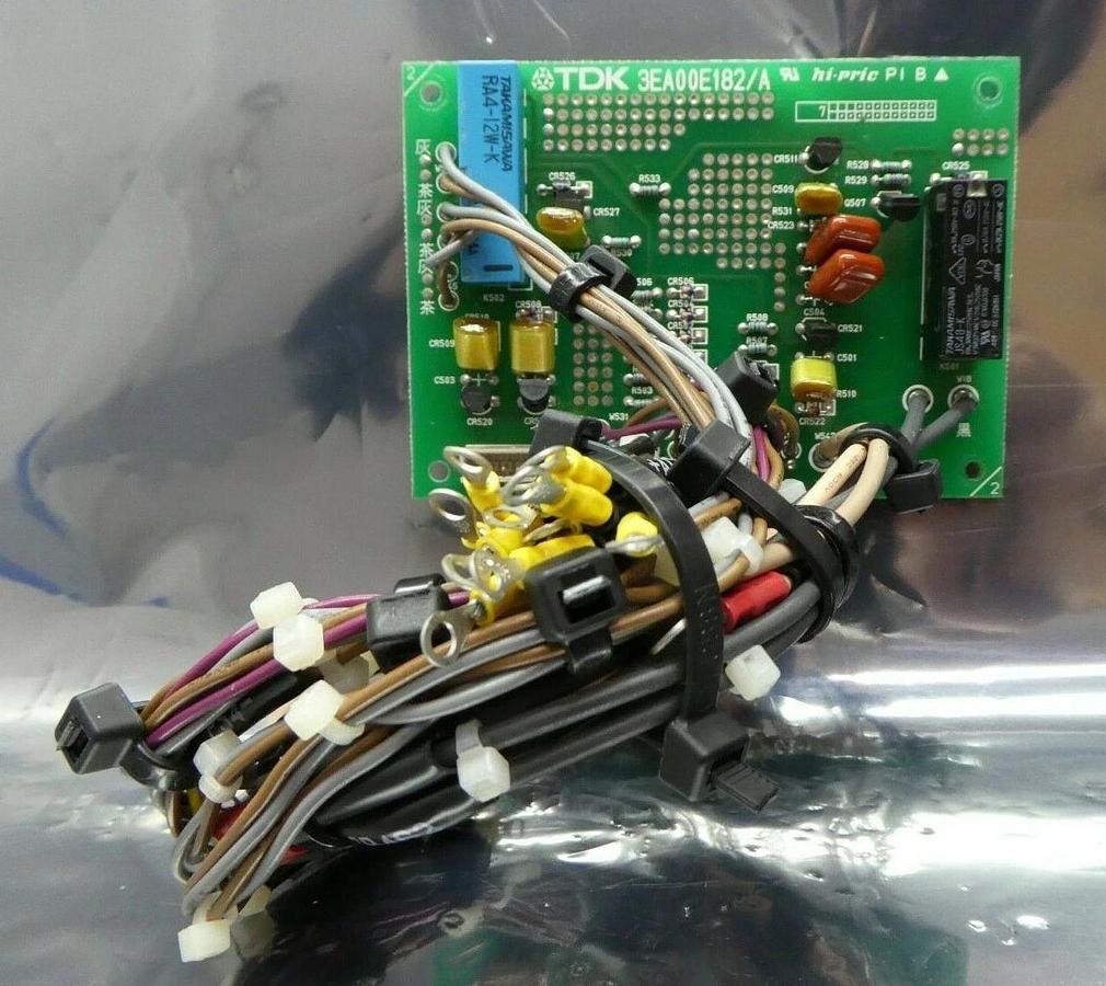 Used TDK 3EA00E182/A Interface Relay Board PCB hi-pric with Cables Used Working
