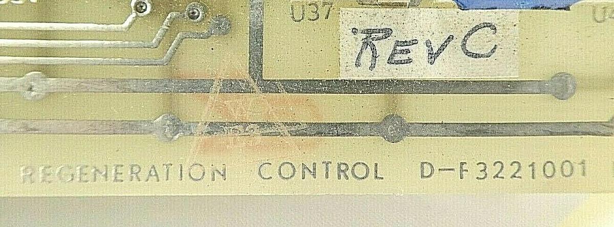 Used Varian Semiconductor VSEA D-F3221001 Regeneration Control PCB Card Rev. C Spare