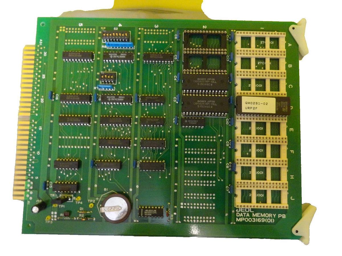Used JEOL MP003169(01) Data Memory PB Board PCB Card EM-2010F Working