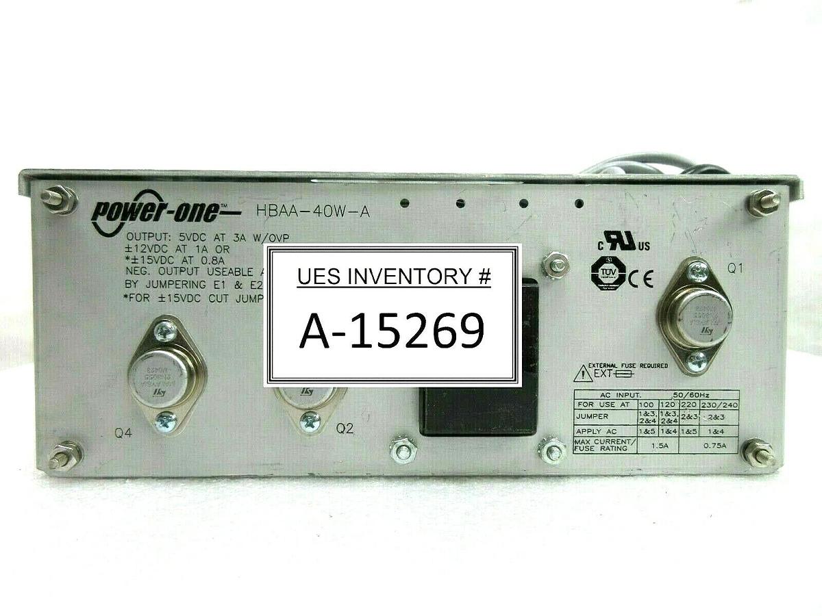 Used Power-One HBAA-40W-A Power Supply Delta Design 1947972-001 Working Spare