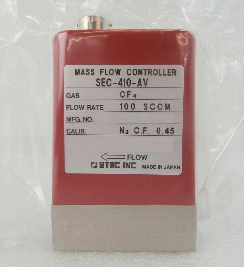 STEC SEC-410-AV Mass Flow Controller MFC SEC-410 100 SCCM CF4 New Surplus