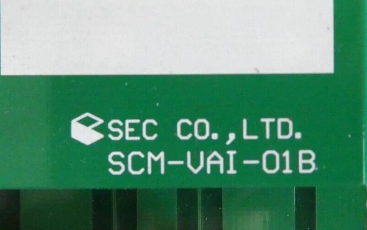 Used SEC CO.,LTD. SCM-BAP-01A BUS Backplane Interface PCB Board SCM-RSC-01A Working