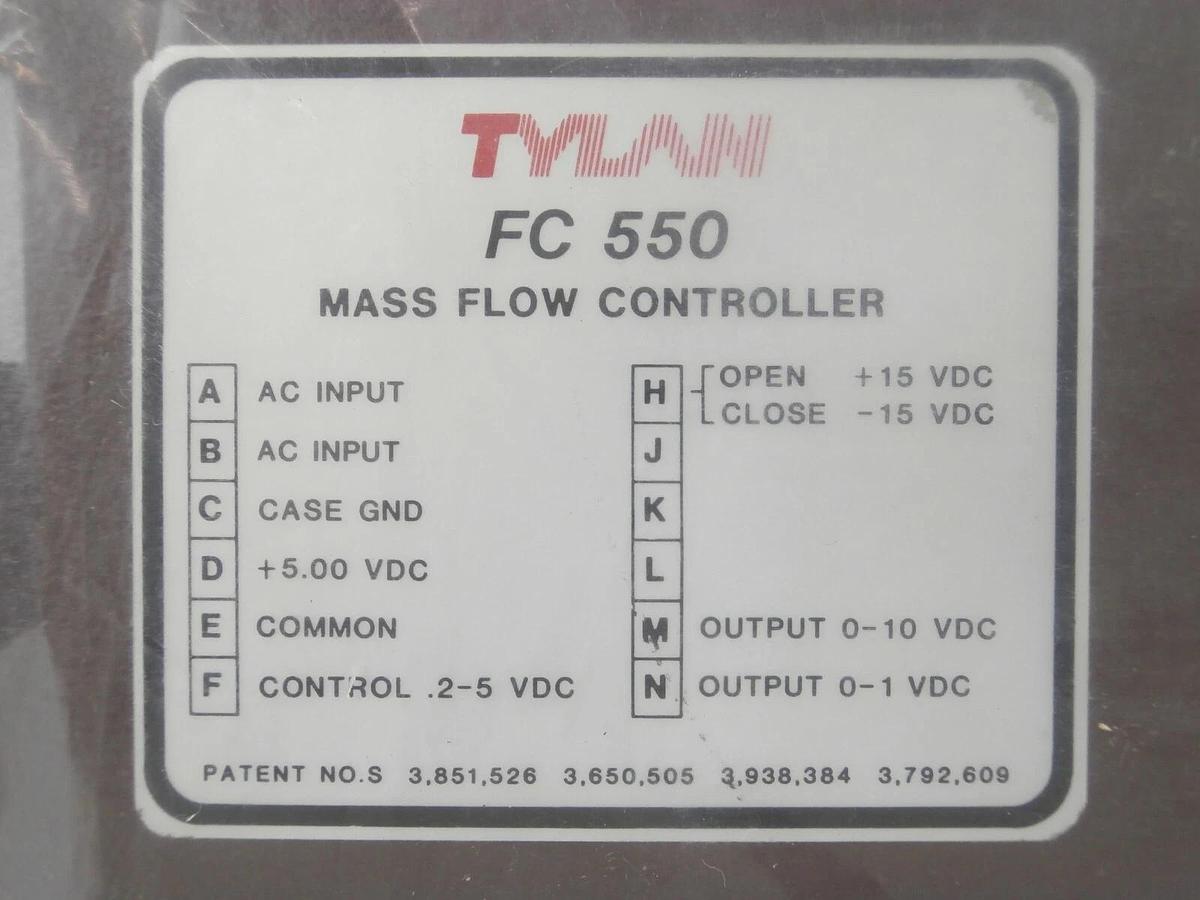 Refurbished Tylan FC 550-1 Mass Flow Controller MFC 300 SCCM H2 FC 550 OEM Refurbished