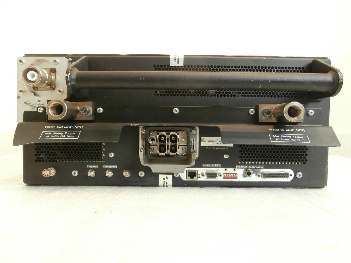Used VHF Ovation 35162 AE Advanced Energy 3150257-002 A RF Generator Bad Input As-Is