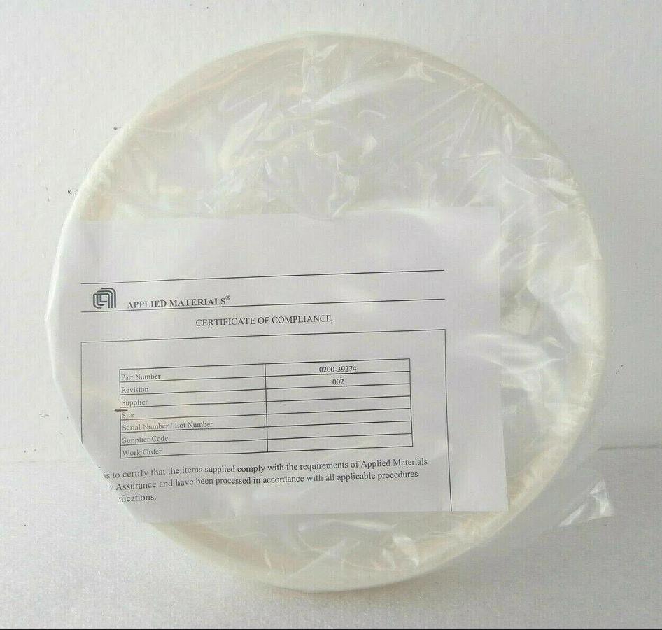 Refurbished AMAT Applied Materials 0200-39274 SACVD Ceramic Pumping Ring Refurbished