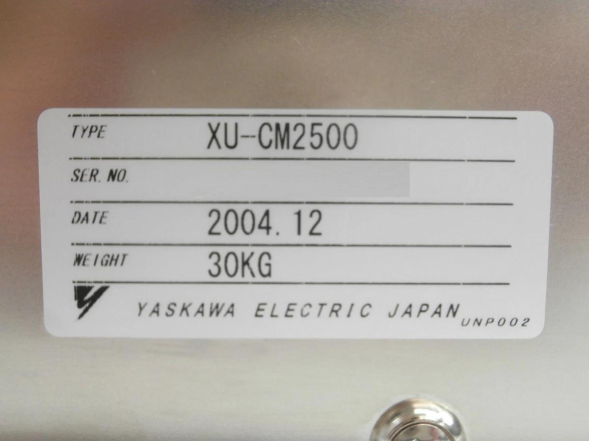 Used Yaskawa XU-CM2500 Robot Controller Nikon KAB11320/201B-0 OPTISTATION 7 Working