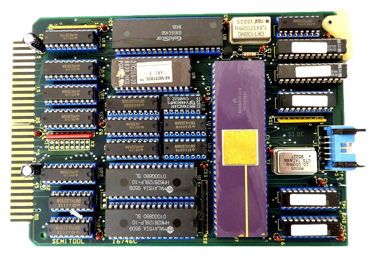 Used Semitool 16746 CPU PCB Interface Card Assembly Working Surplus