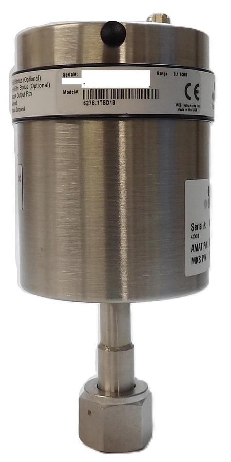 Used MKS Instruments 627B.1TBD1B Baratron Pressure Transducer Type 627 New Surplus