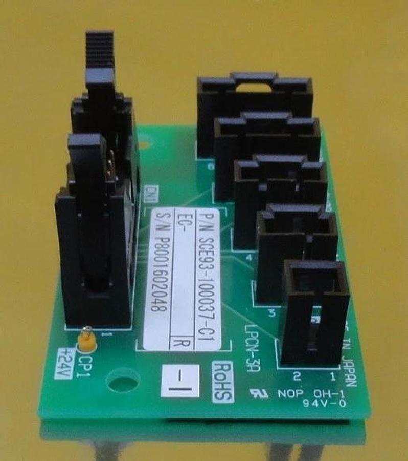 Used Shinko Electric SCE93-100037-C1 Interface Board PCB SBX08-000041-11 Used Working