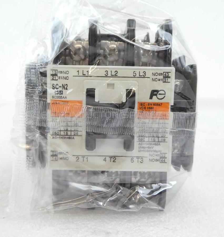 Used Fuji Electric SC35BAA Contactor SC-N2 Novellus 34-00223-00 Lot of 2 New Surplus