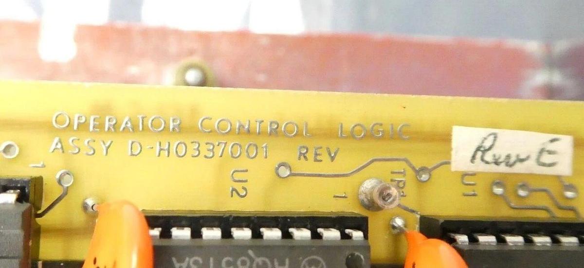 Used Varian Semiconductor VSEA DH0325-1 Operator Control Panel PCB D-H0337001 Working