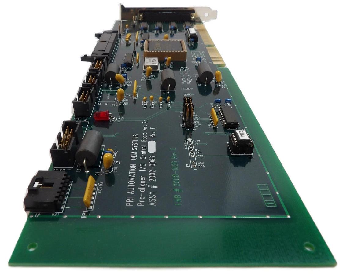 Used PRI Automation 2002-0066 Pre-Aligner I/O Control PCB Assembly Working Surplus