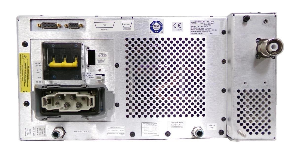 Used Spectrum 11002-00 ENI Power Systems 0190-33637 RF Generator 11kW Working
