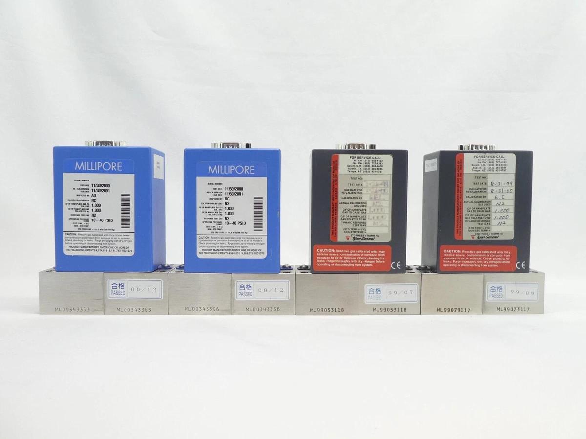 Used Tylan Millipore FC-2979MEP5-M Mass Flow Controller MFC 500 SCCM CO Lot of 12