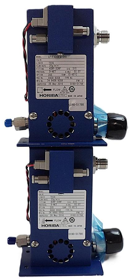 Horiba STEC LF-F404M-A-EVD Liquid Mass Flow Meter 20g/min Lot of 2 New Surplus