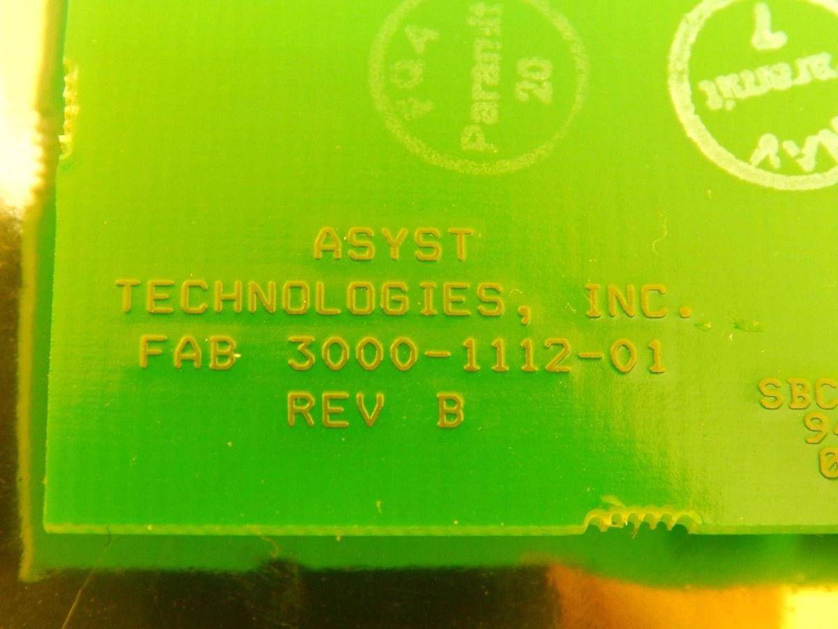 Used Asyst Technologies 3200-1112-01 PCB Card 3000-1112-01 Lot of 5 Used Working