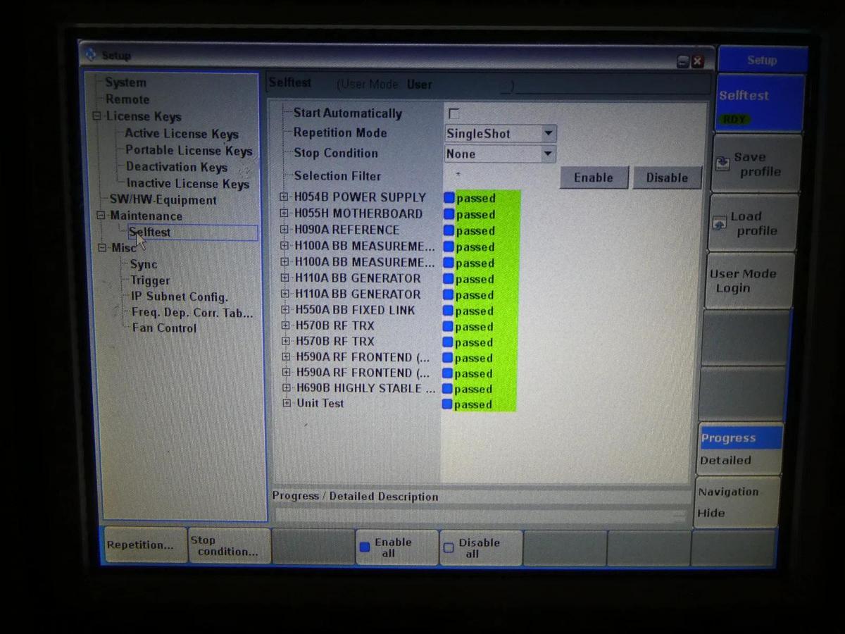 Used Rohde & Schwarz 1201.0002K50 Wideband Radio Comm Tester CMW 500 V 3.5.10