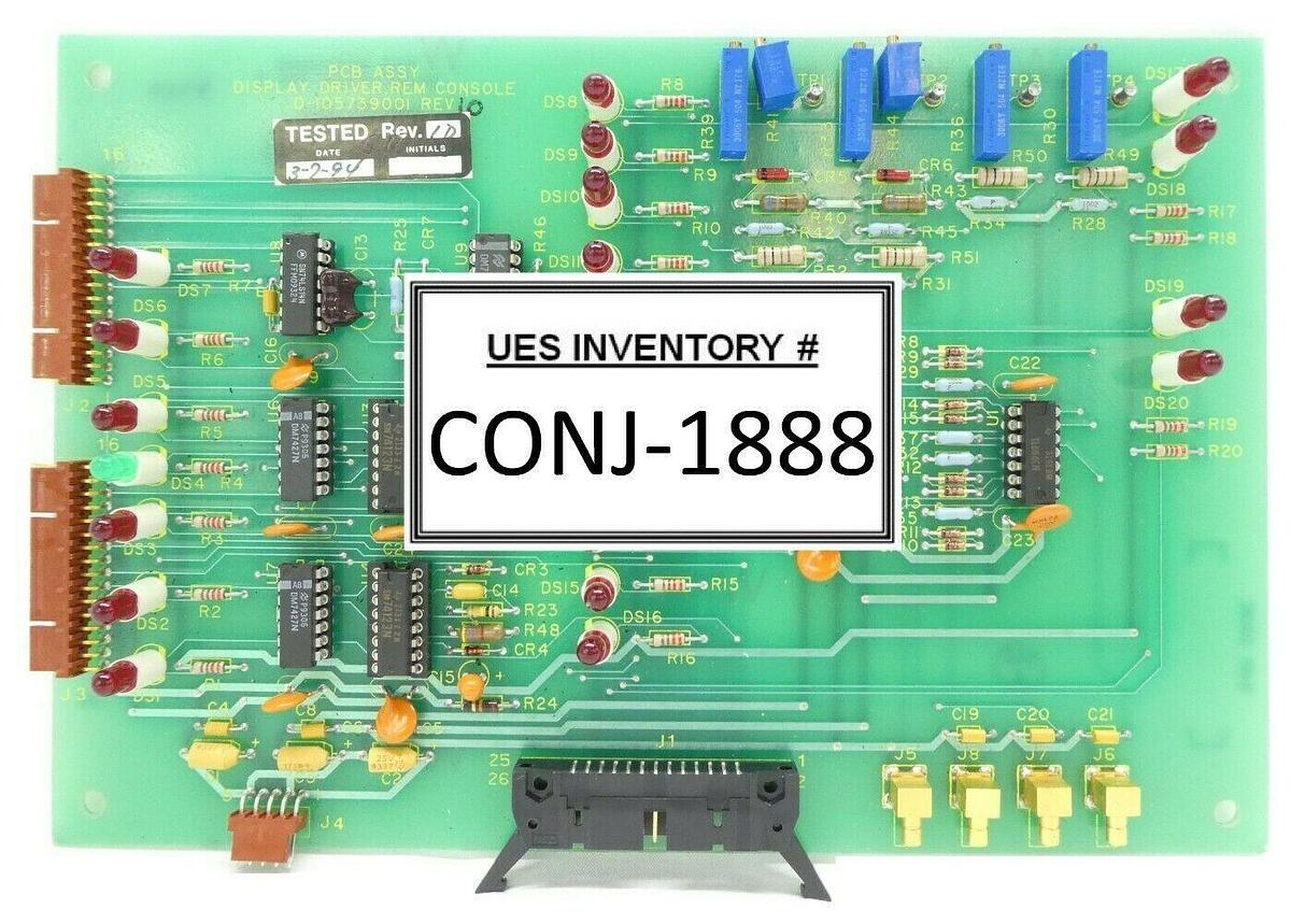 Used Varian Semiconductor VSEA D-105739001 Display Driver PCB REM Console Working