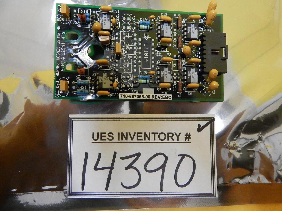 Used KLA Instruments 710-657068-00 AF Pulse Sensor Preamp Rev. EBO 2132 Used Working