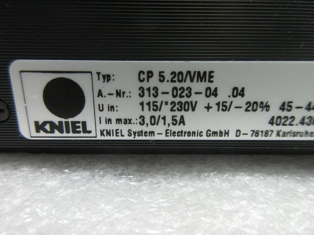 Used Kniel 313-023-04 .04 Power Supply PCB Card CP 5.20/VME ASML 4022.436.55291 Spare