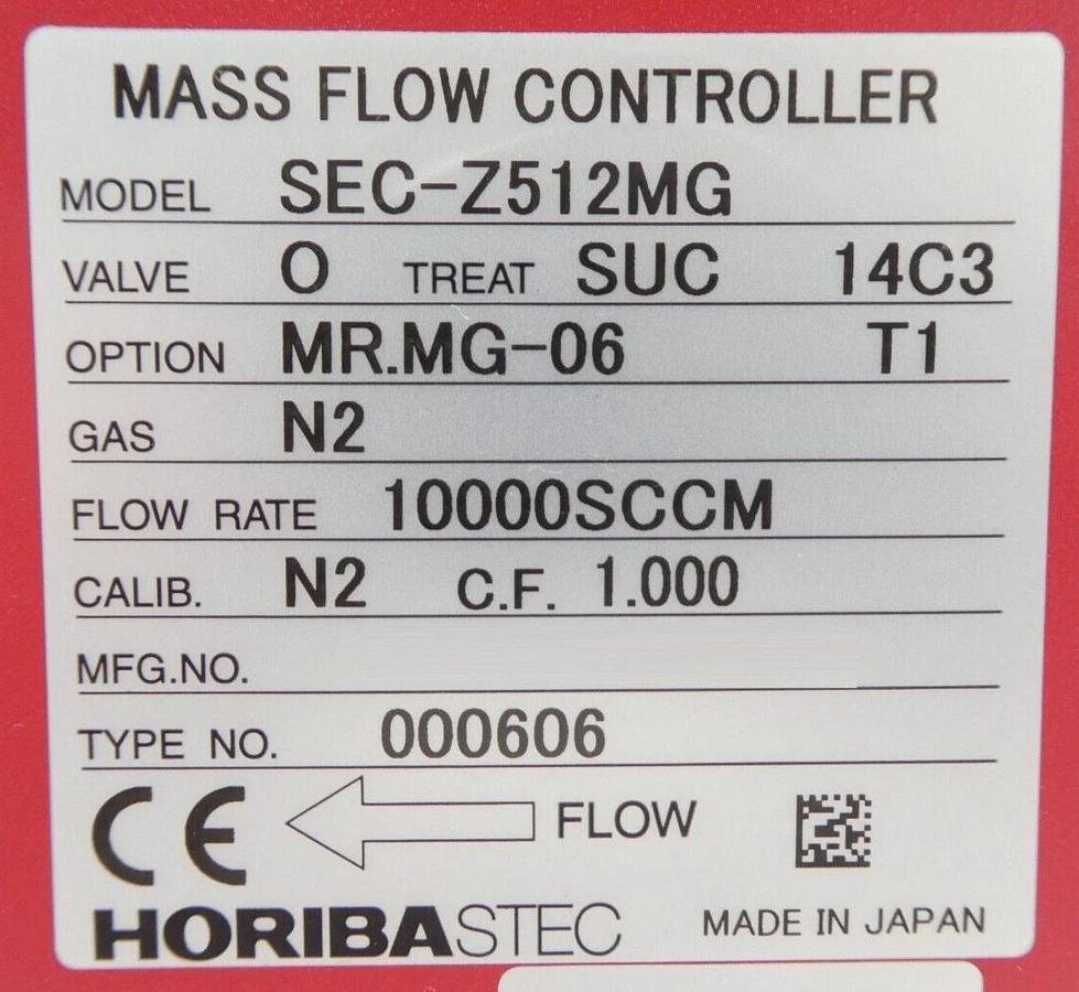 Used Horiba STEC Z500 Mass Flow Controller MFC SEC-Z512MG SEC-Z522MGN Lot of 10 Spare
