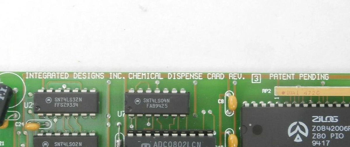Used IDI Integrated Designs Photoresist Chemical Dispense PCB Card NM0003-5784 Spare