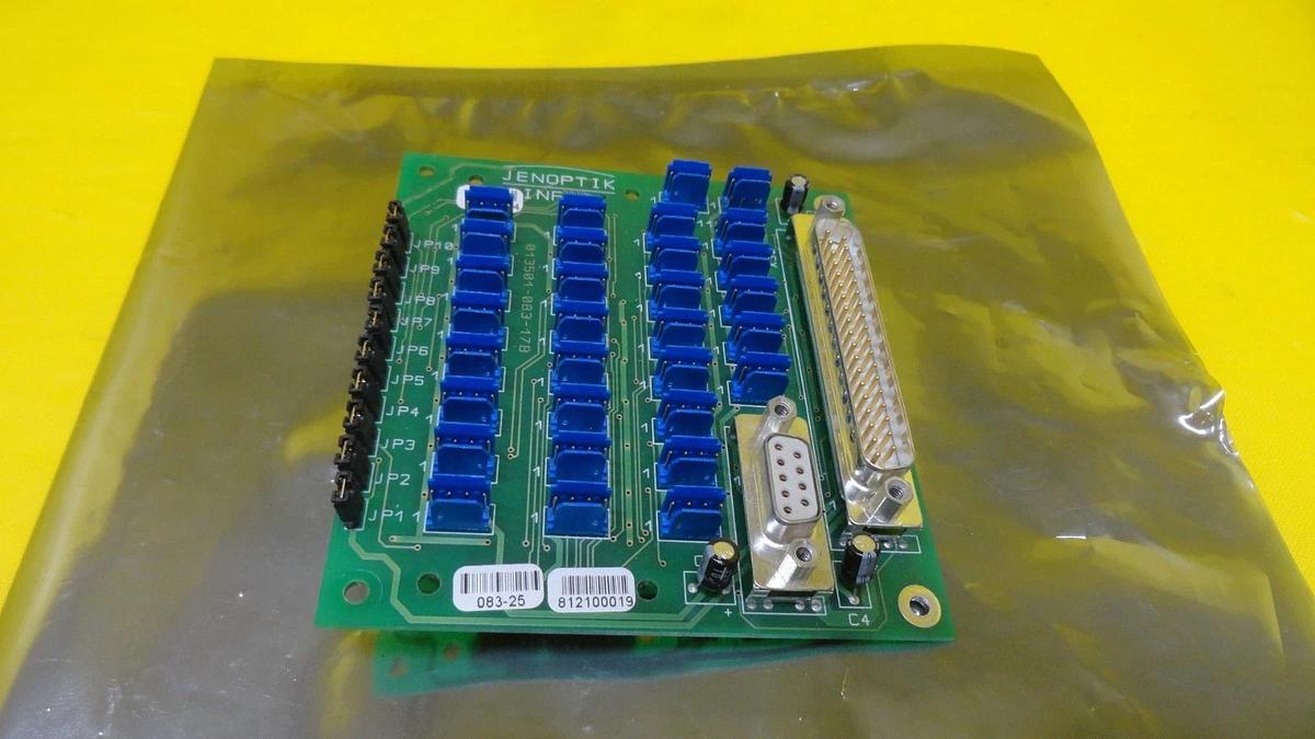 Used Jenoptik 812100019 Interface Board PCB 083-25 INFAB Used Working