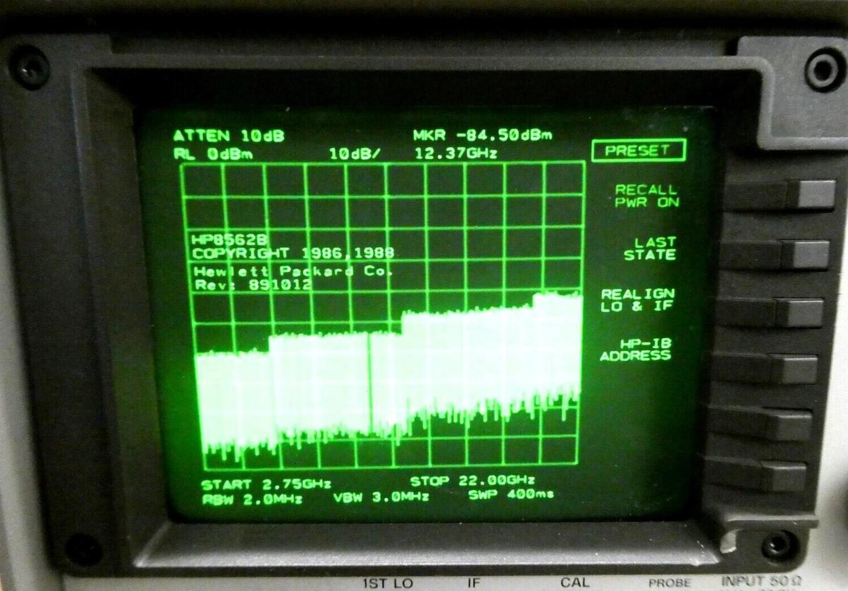 Used HP Hewlett-Packard 8562B Spectrum Analyzer 1kHz-2.9GHz 2.75-22GHz Spare Surplus