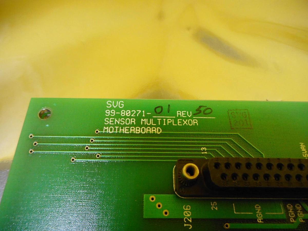 Used SVG Silicon Valley Group 99-80271-01 Sensor Multiplexor Board PCB 90S DUV Used