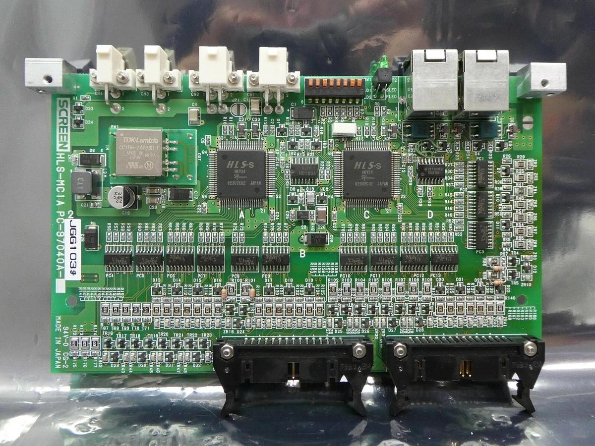Used DNS Dainippon Screen HLS-MC1A Network Control Board PCB PC-97040A Used Working