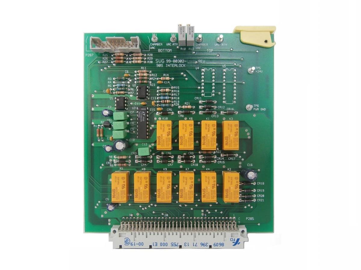 Used SVG Silicon Valley Group 99-80302-01 90S Interlock PCB Card 03-80302-01 Working