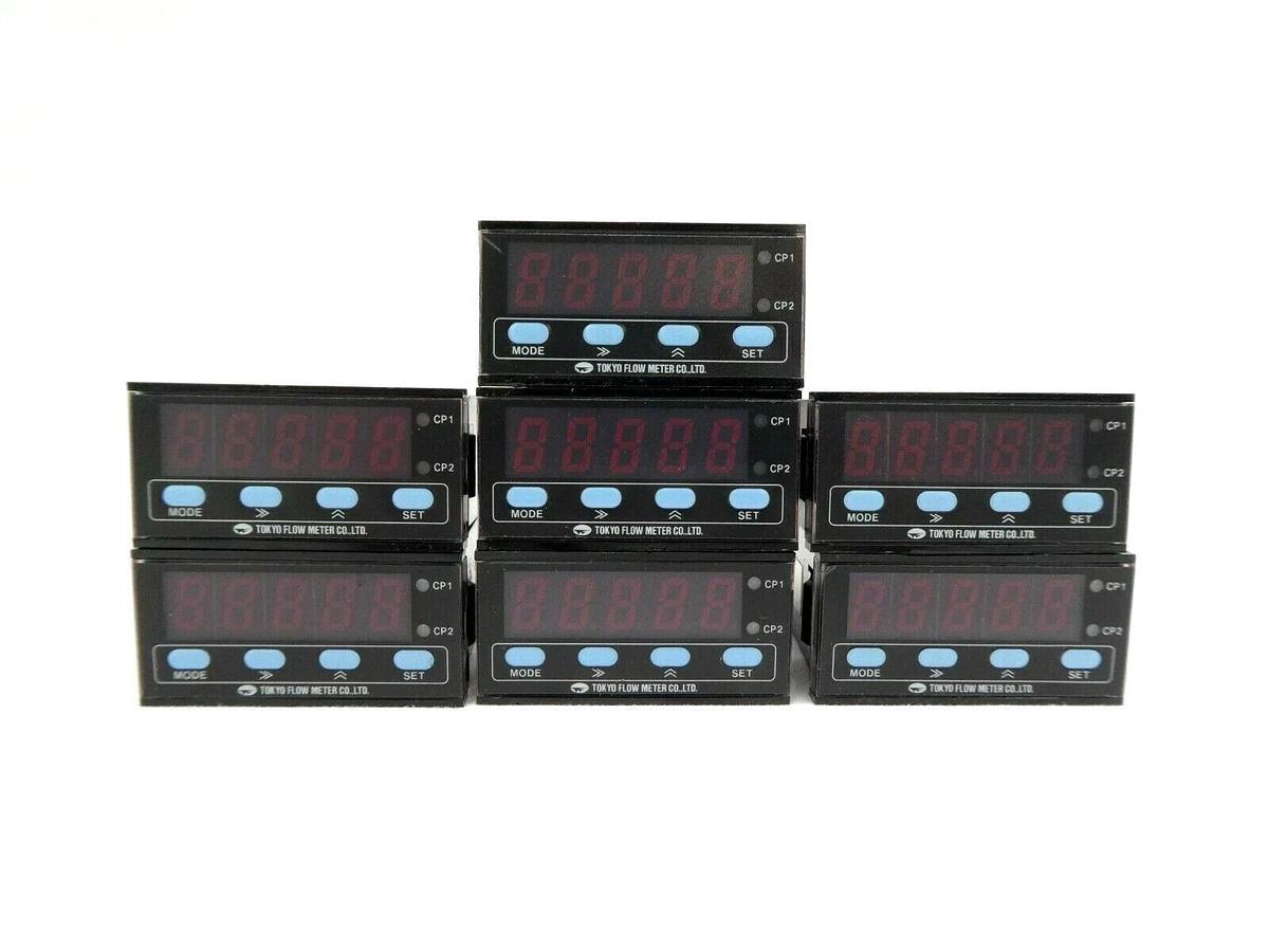 Used Tokyo Flow Meter EM0100DT Digital Meter DIGITALMETER 2 ~ 15 L/min Lot of 7