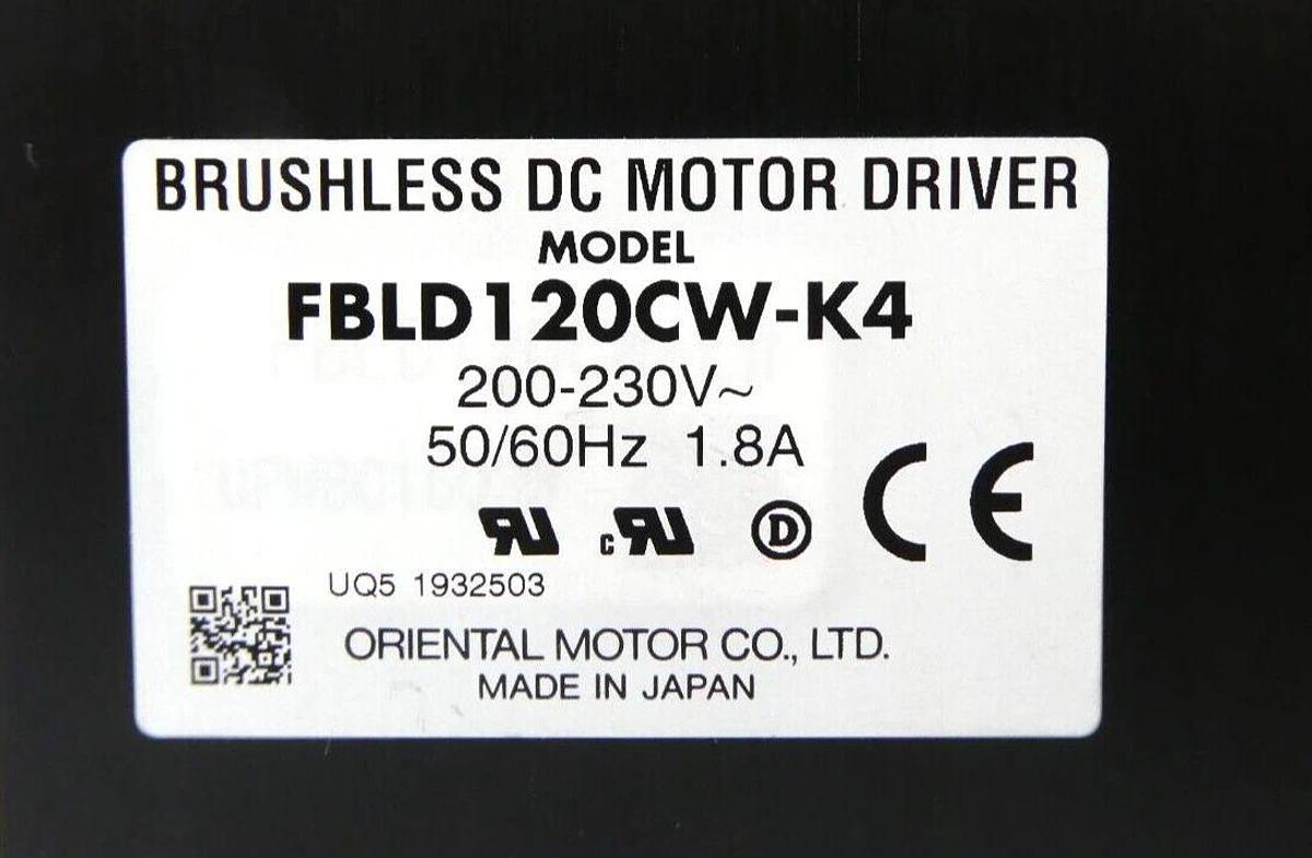 Used Oriental Motor FBLD120CW-K4 Brushless DC Servo Driver VEXTA Working Surplus