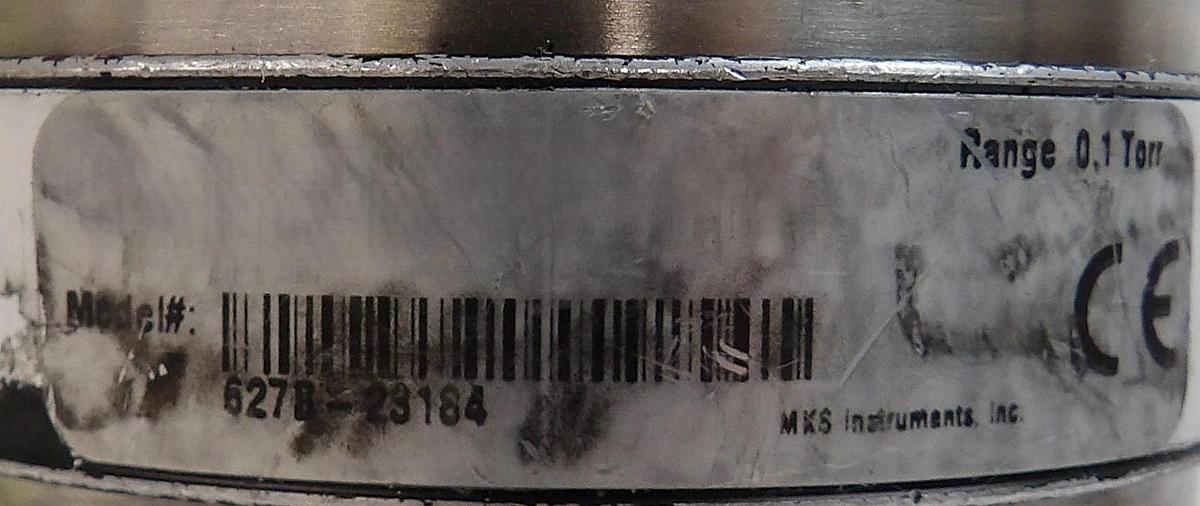 Used MKS Instruments 627B-23184 Baratron Pressure Transducer Working Surplus