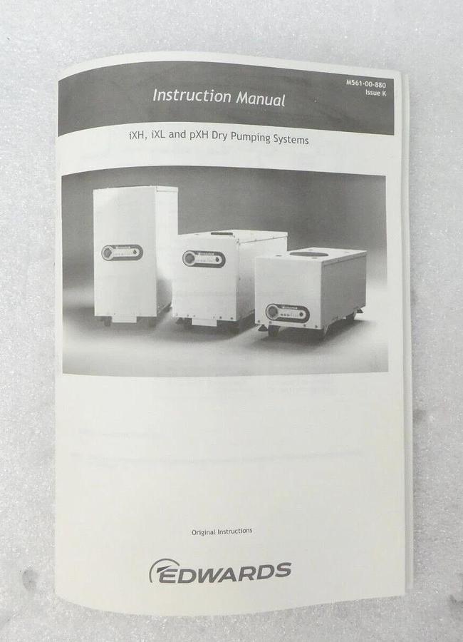 iXH 1820H Edwards AC4B0B122200 Harsh Environment Dry Pumping System New Surplus