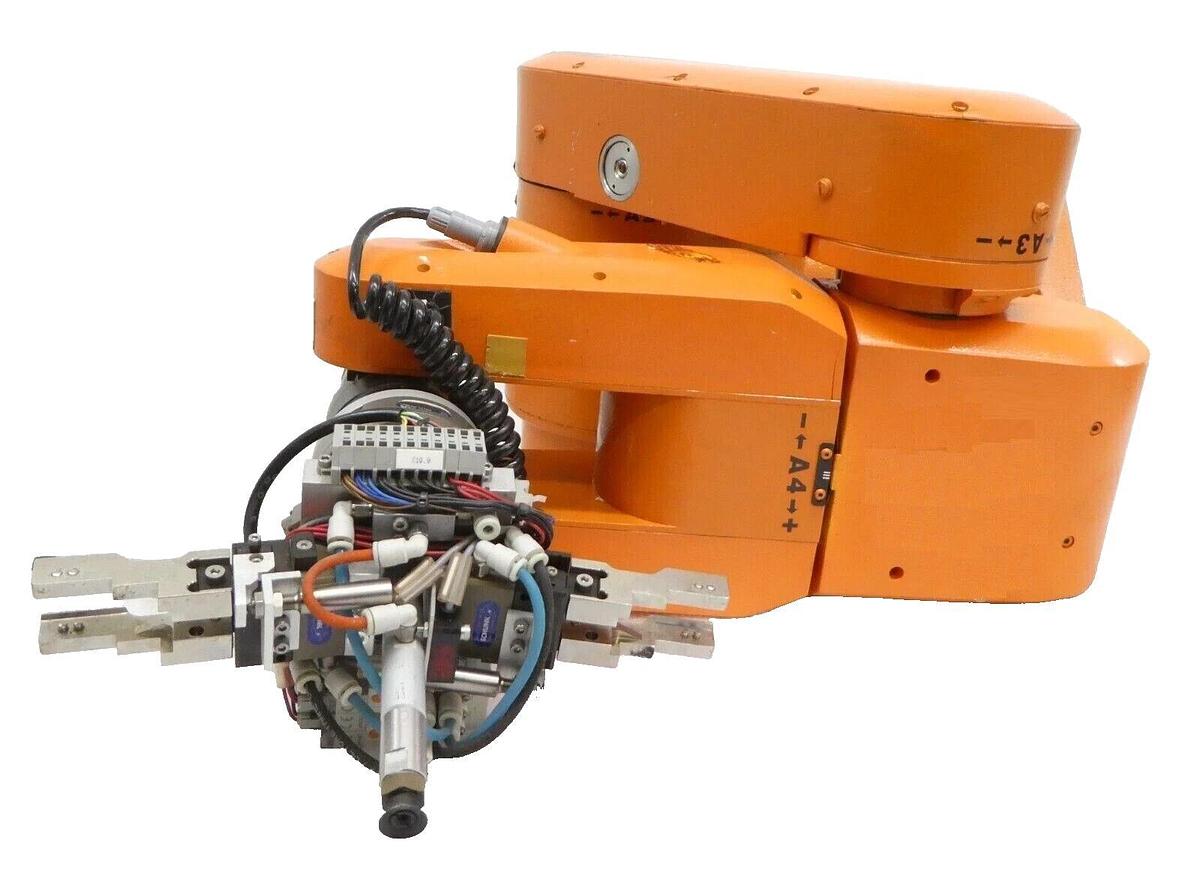 Used Kuka Roboter KR 3 6-Axis Industrial Robot Arm KCP2 Schunk OPS-80-PNP Untested