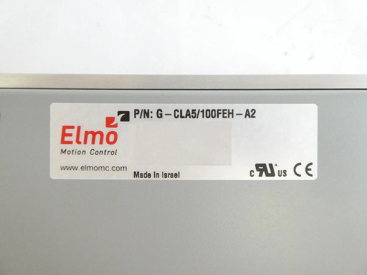 Used Elmo Motion Control G-CLA5/100FEH-A2 Servo Drive AMAT Lot of 2 Working