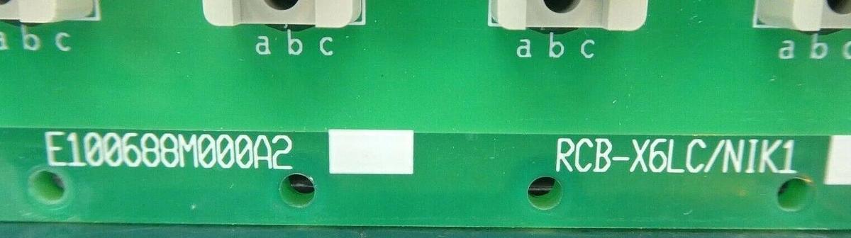 Used Nikon 4S019-409 Backplane PCB LC-BP-X6 E100688M000A2 RCB-X6LC/NIK1 NSR FX-601F