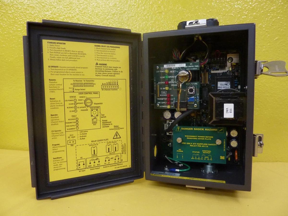Used Sti 43268-0160 Light Curtain Controller MINISAFE-B MS4316B-2 Used Working