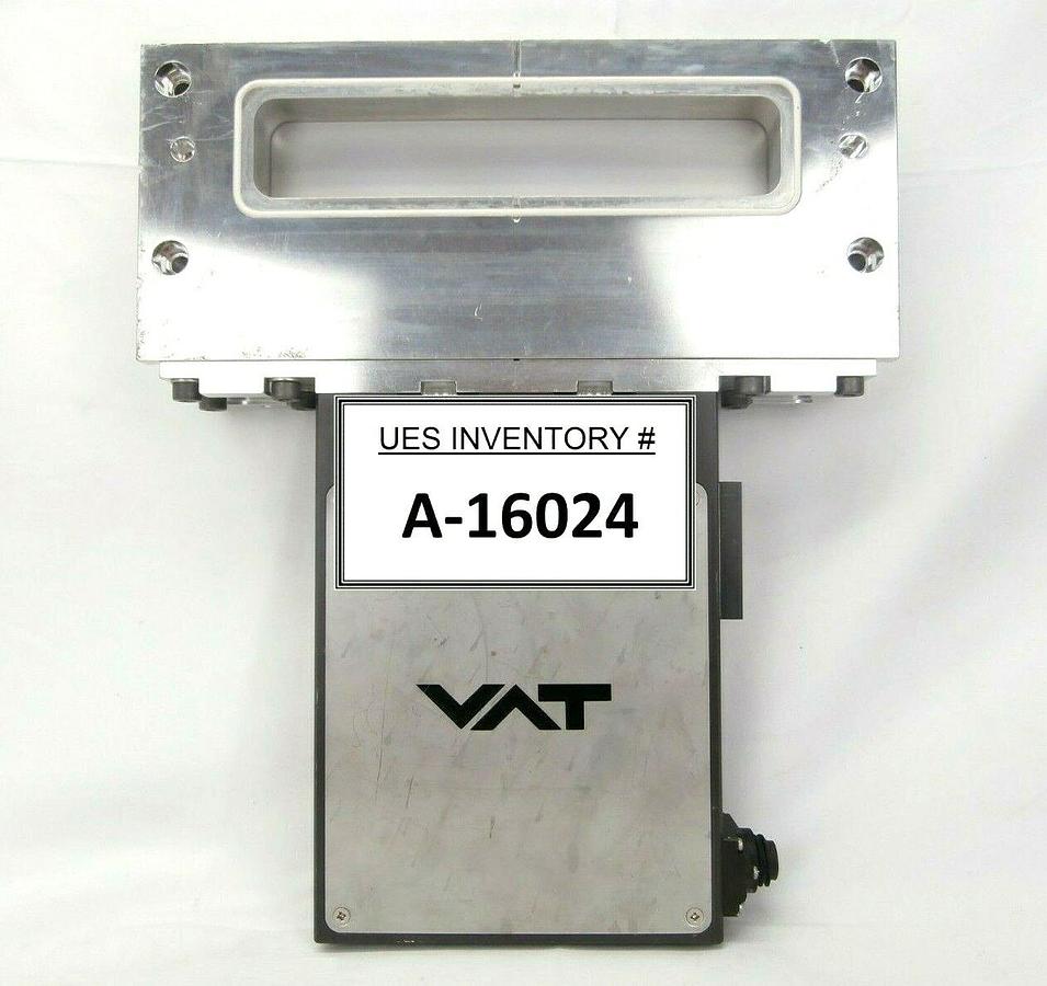 Used VAT 02010-BA44-1004 Pneumatic Rectangular Wafer Transfer Valve No Solenoid