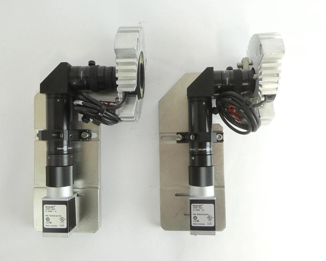 Used Navitar 1-61453 Precise Eye Industrial Camera acA640-90gm Lot of 6 Working