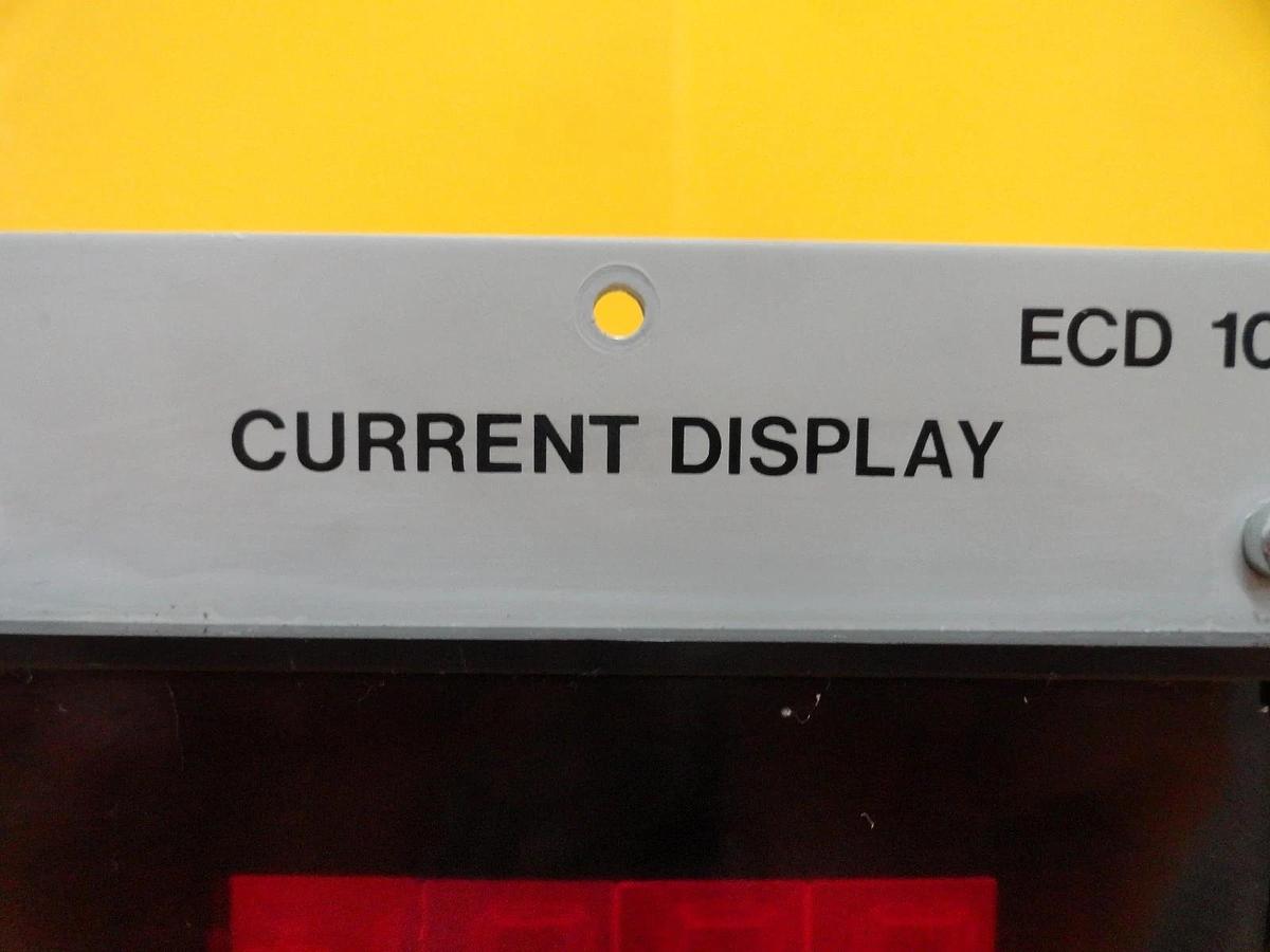 Used Balzers BG D22 500 Current Display Module ECD 101 ECD101 Used Working