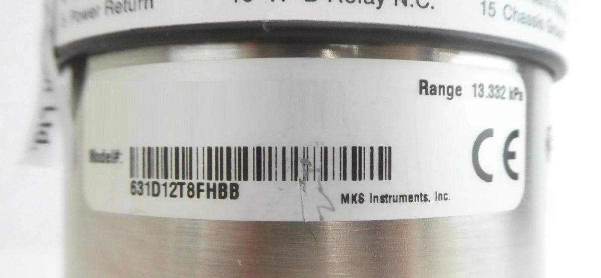Used MKS Instruments 631D12T8FHBB Baratron Capacitance Manometer Type 631 Working