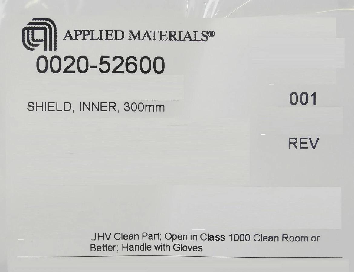AMAT Applied Materials 0020-52600 300mm Inner Shield Centura New Surplus