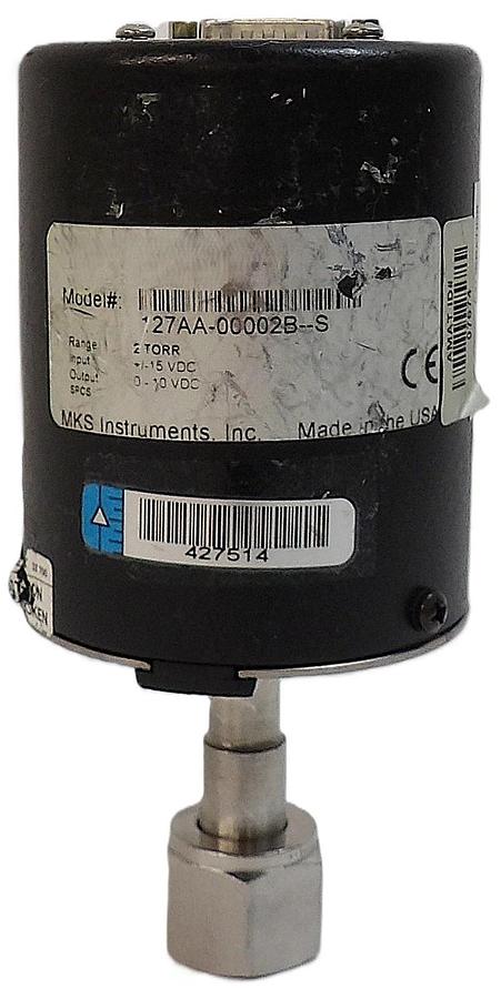 Used MKS Instruments 127AA-00002B--S Baratron Transducer Type 127 Working