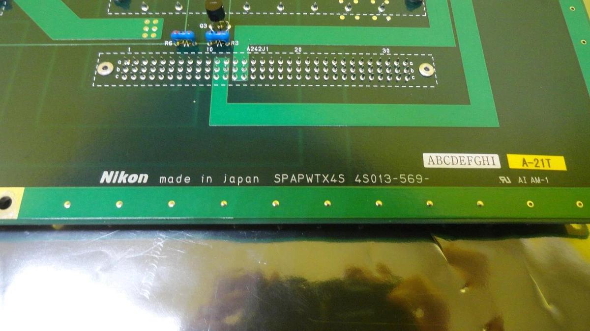 Used Nikon 4S013-569 Relay Interface Board PCB SPAPWTX4S NSR-S205C System Used