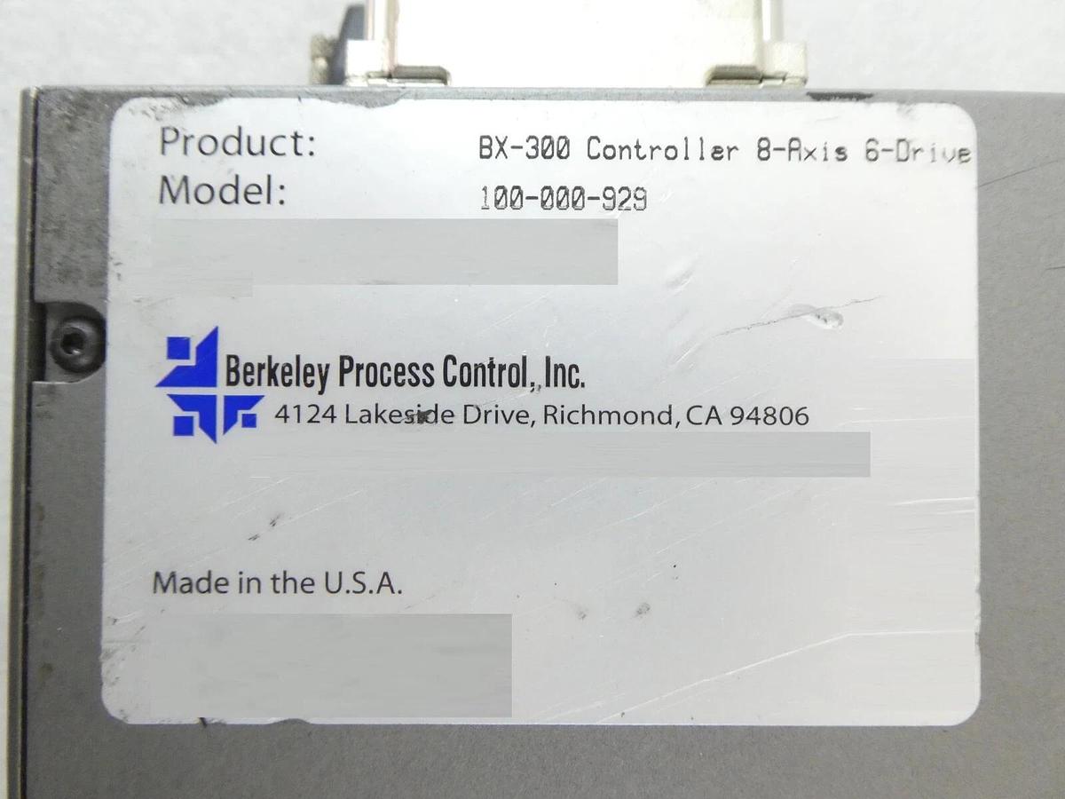 Used Berkeley 100-000-929 Automation 8-Axis 6-Drive Motion Controller BX-300 Working