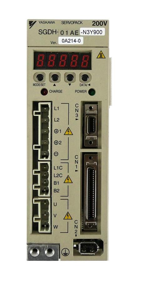 Used Yaskawa Electric SGDH-01AE-N3Y900 Servo Driver SERVOPACK Working Surplus
