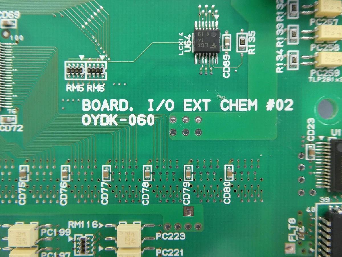Used TEL Tokyo Electron OYDK-060 Interface PCB I/O EXT CHEM #02 Lithius Working Spare